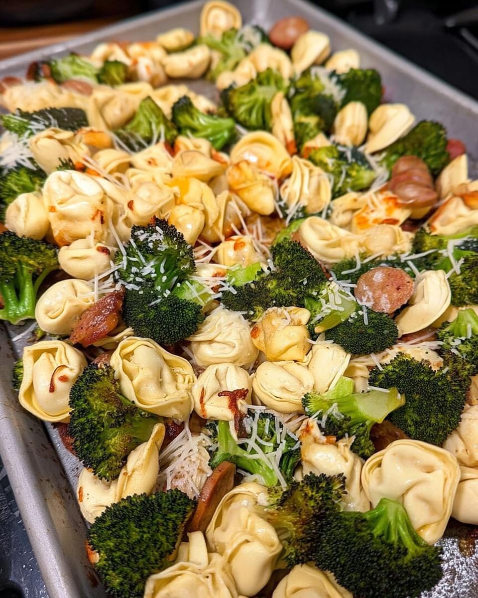 sheet-pan-broccoli-tortellini-bake