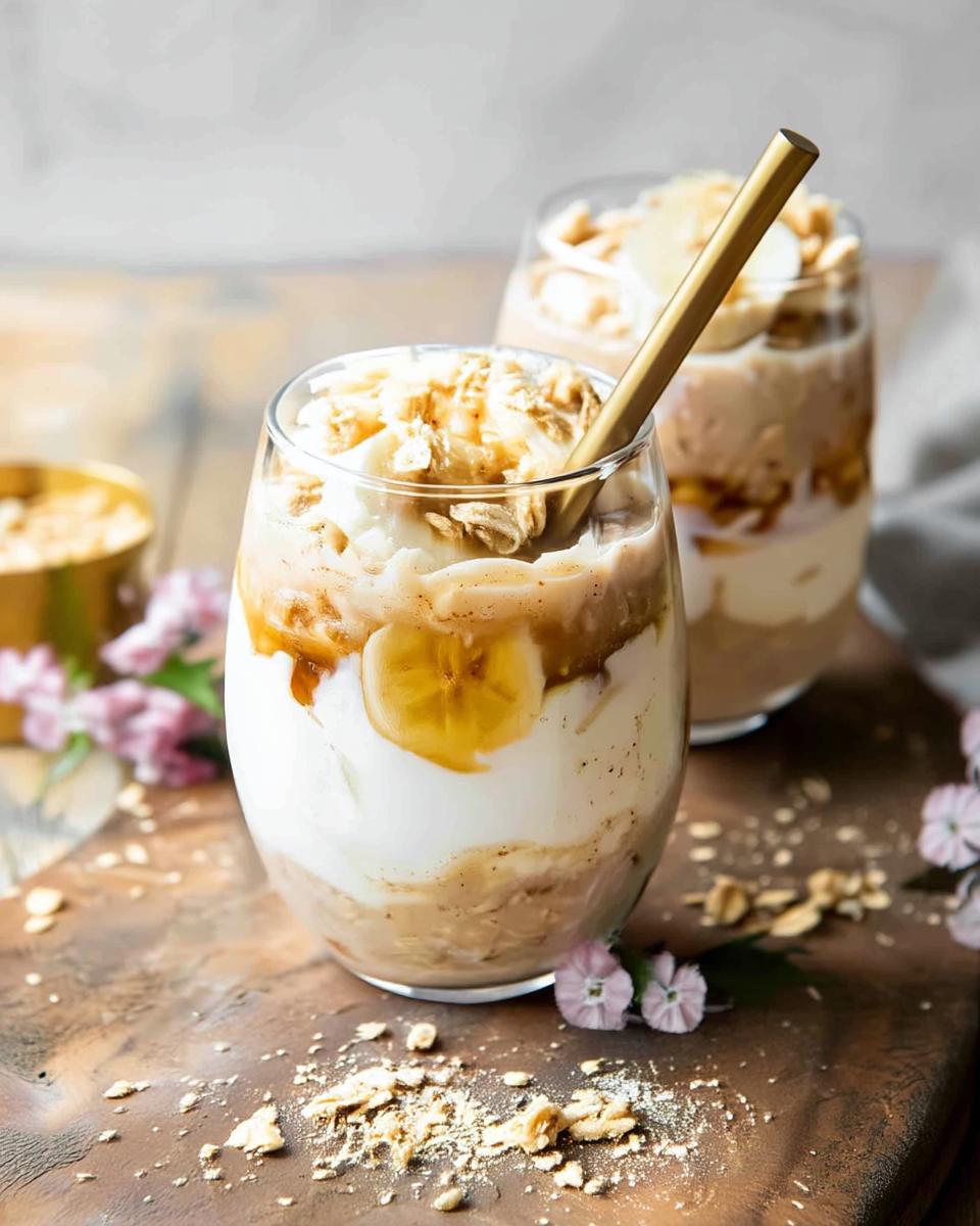 Banana Coconut Cream Pie Overnight Oats