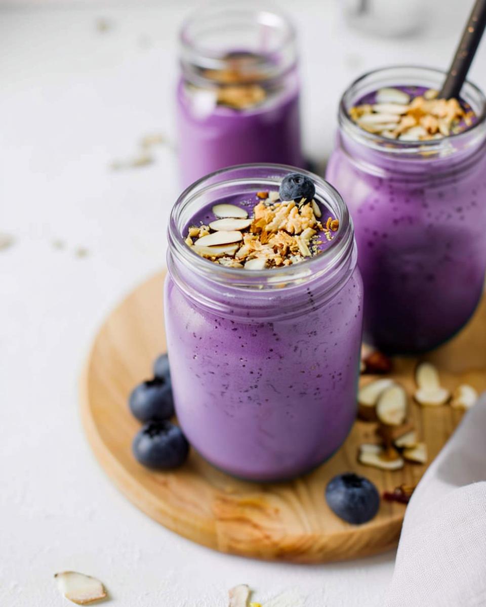 Blueberry Vanilla Protein Shake