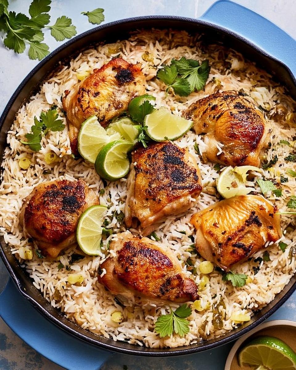 Chili Coconut Lime Chicken Rice