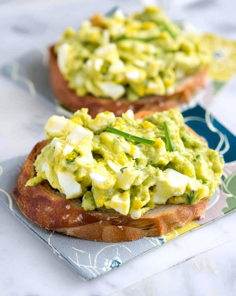 Curried Avocado Egg Salad