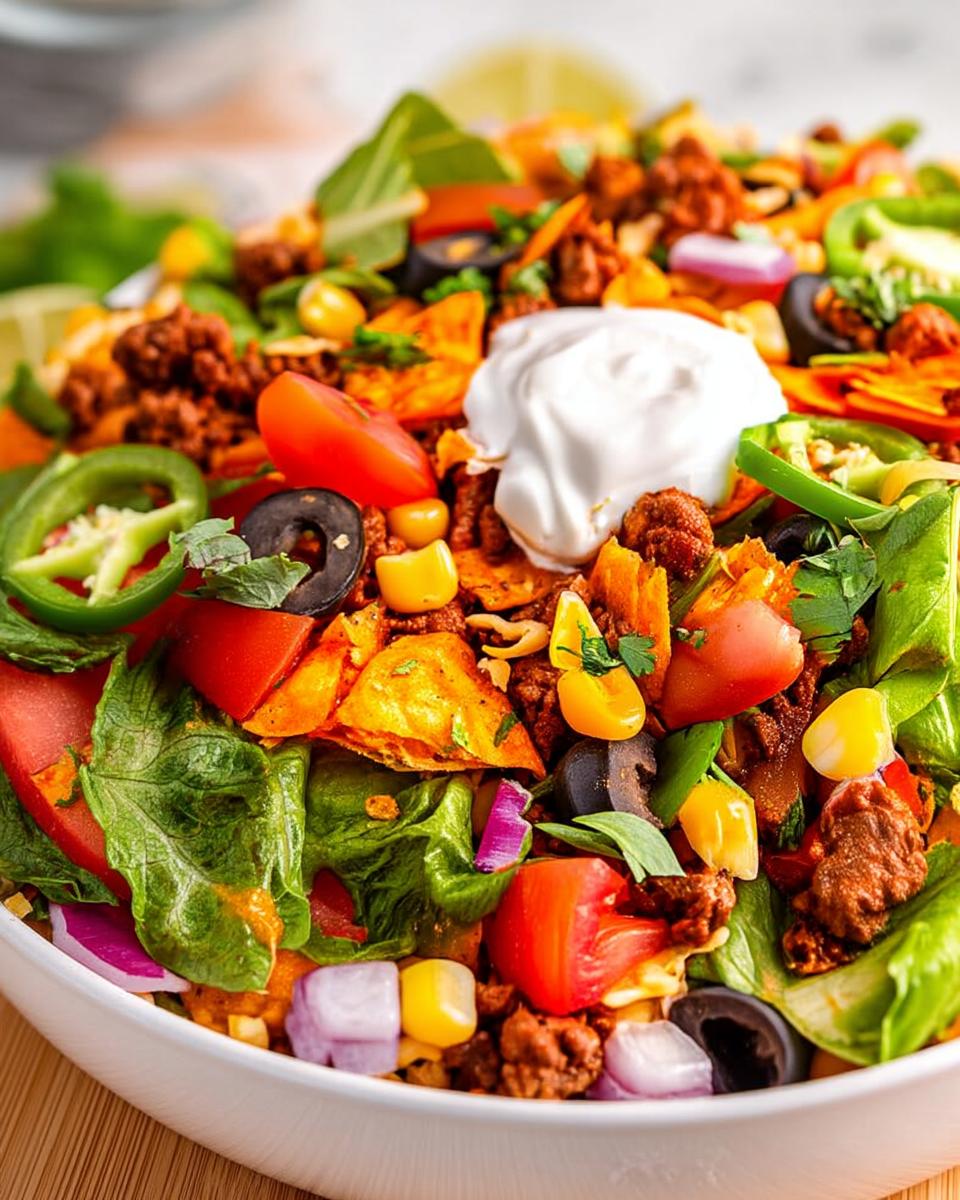 Dorito Beef Taco Salad Bowl