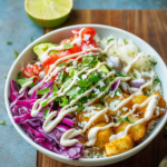 Fish Taco Rice Bowls