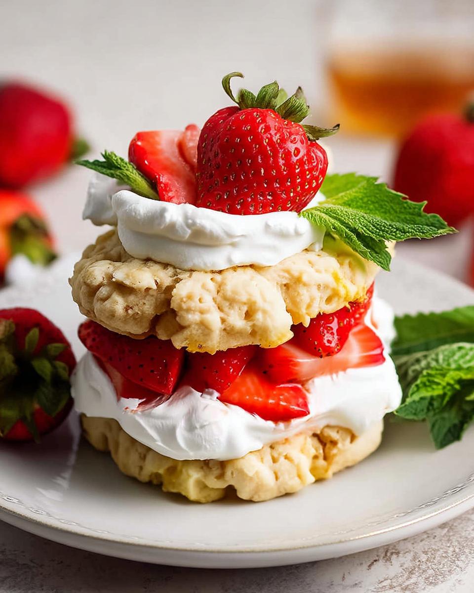 High-Protein Strawberry Shortcake