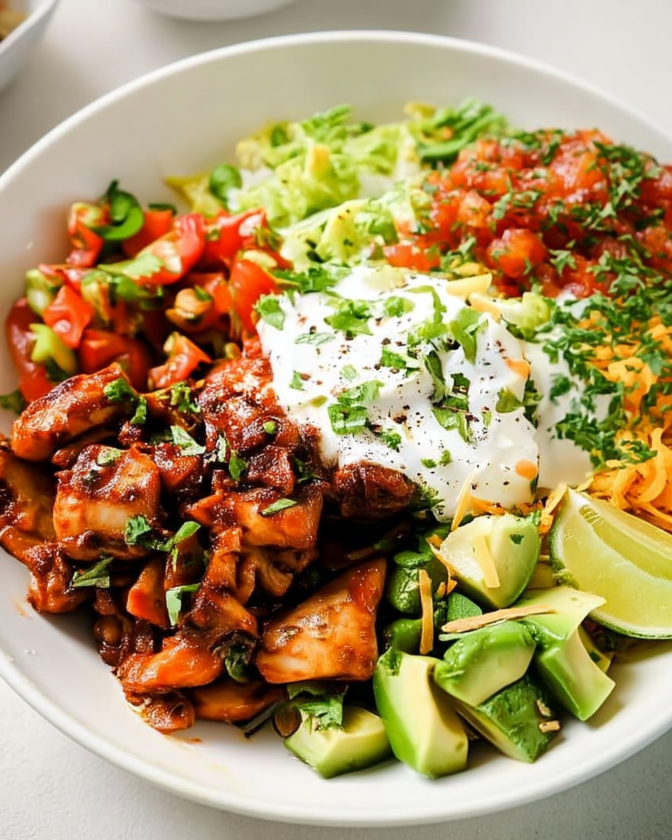 Low Carb Mexican Chicken Bowl