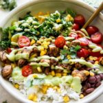 Meal Prep Southwest Chicken Burrito Bowl