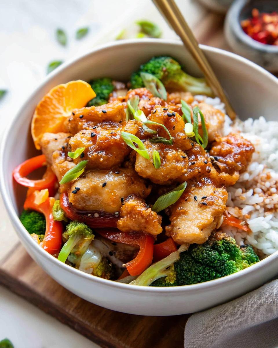 Orange Chicken Meal Prep Bowl