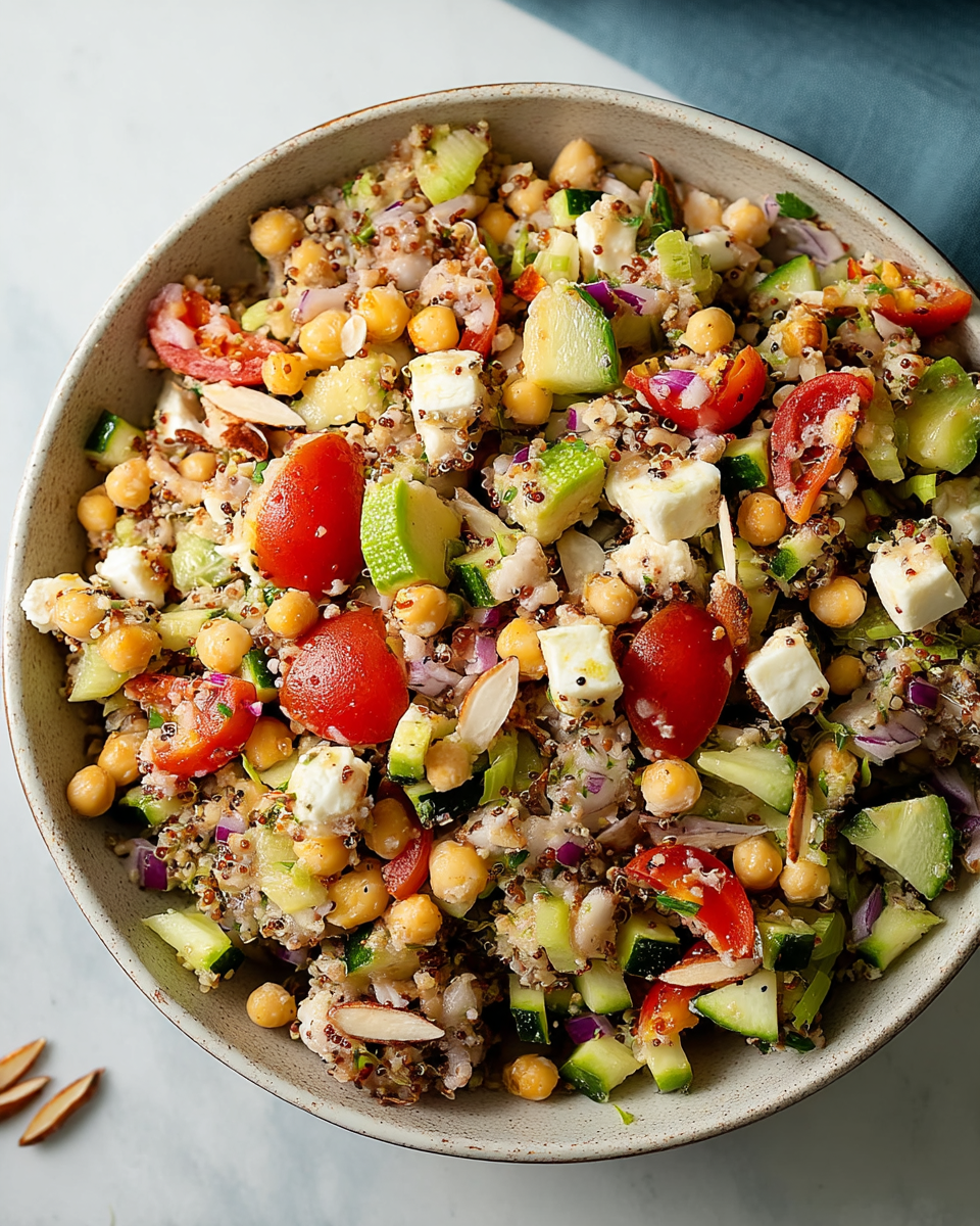 Quinoa Chickpea Salad