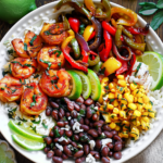 Shrimp Fajita Rice Bowls