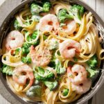 Shrimp and Broccoli Alfredo