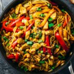 Spicy Cashew Chicken Noodle Bowl