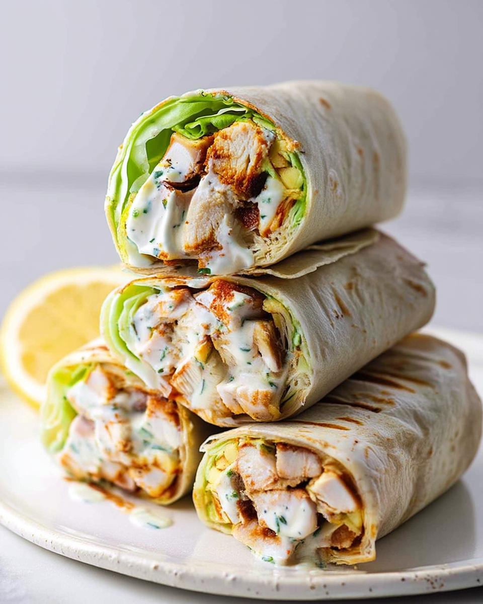 Summer Grilled Chicken Wrap
