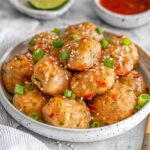 Sweet Chili Chicken Meatball Bowl