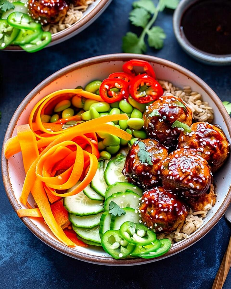asian-turkey-meatball-bowls