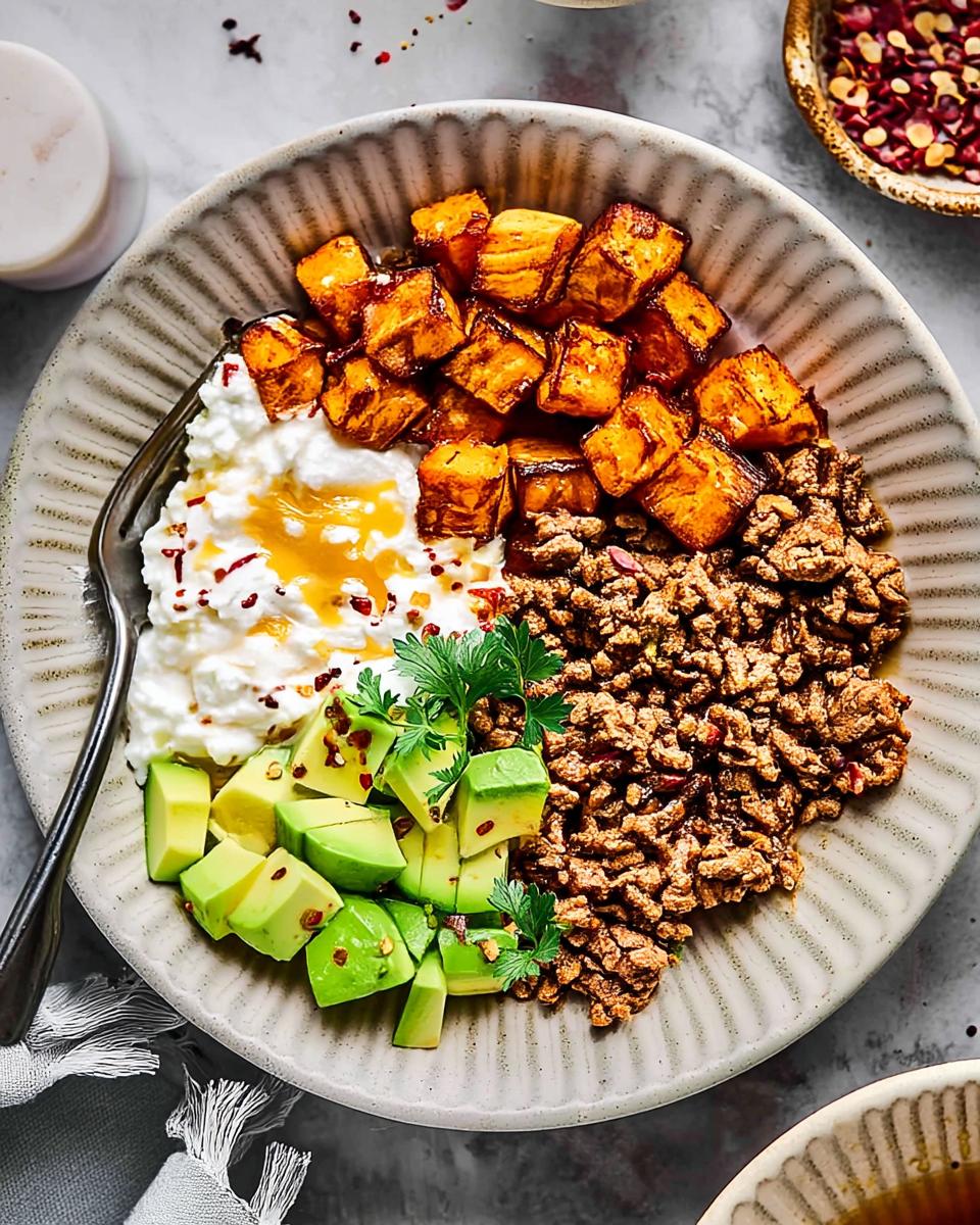high-protein-cottage-cheese-taco-bowl