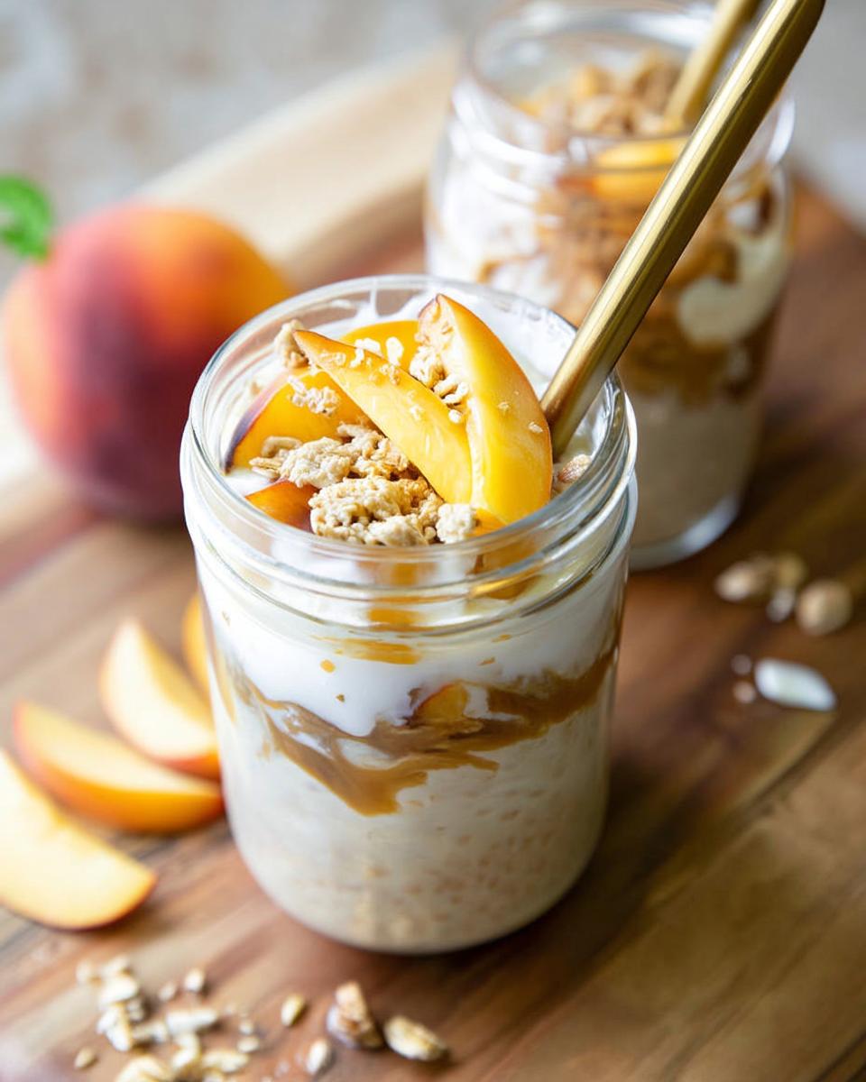 peaches-n-cream-overnight-oats