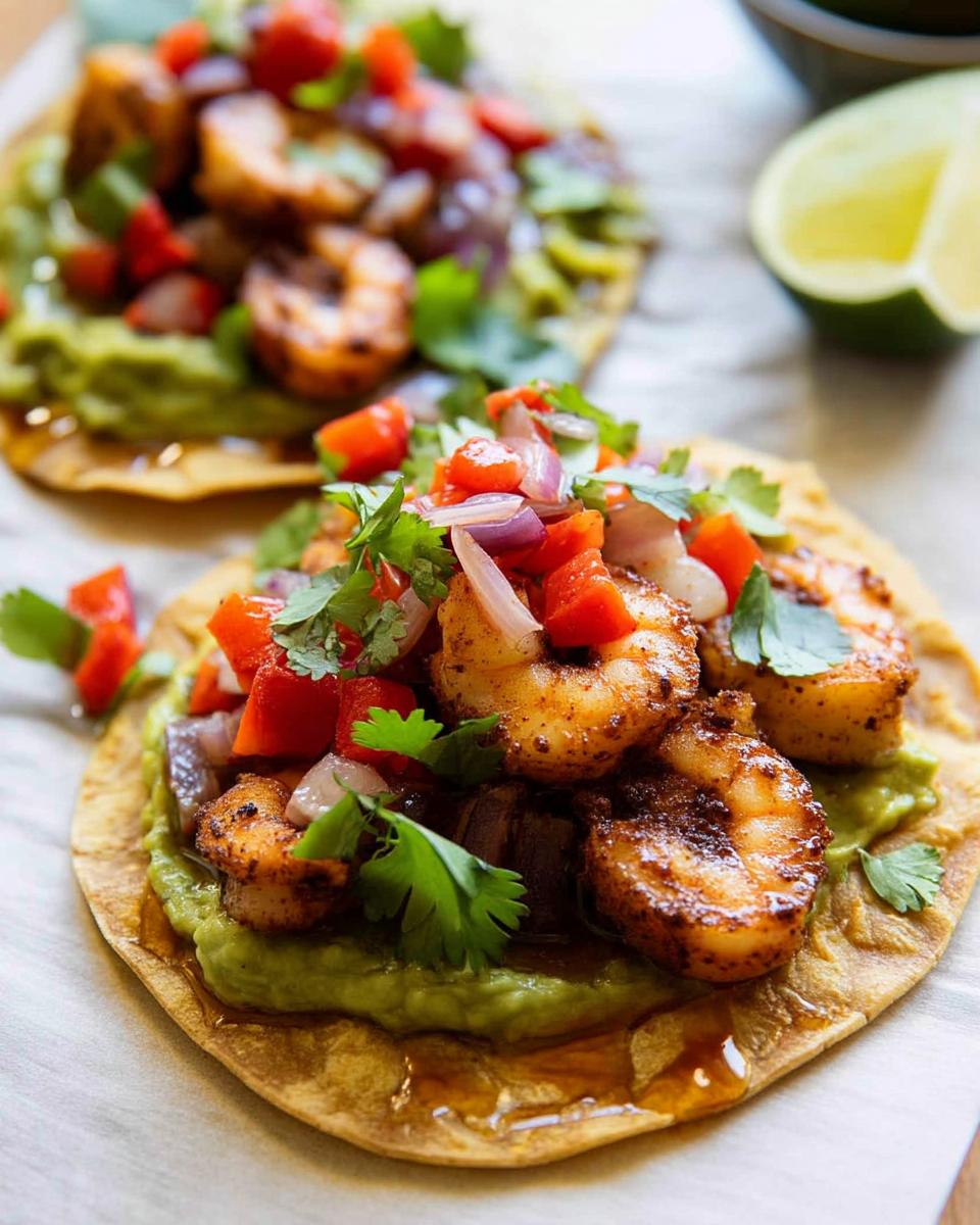 shrimp-tostada-with-guacamole