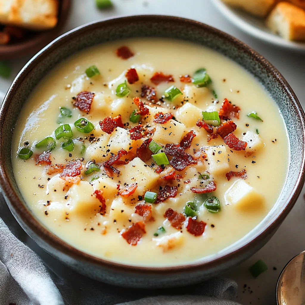 4-ingredient potato soup