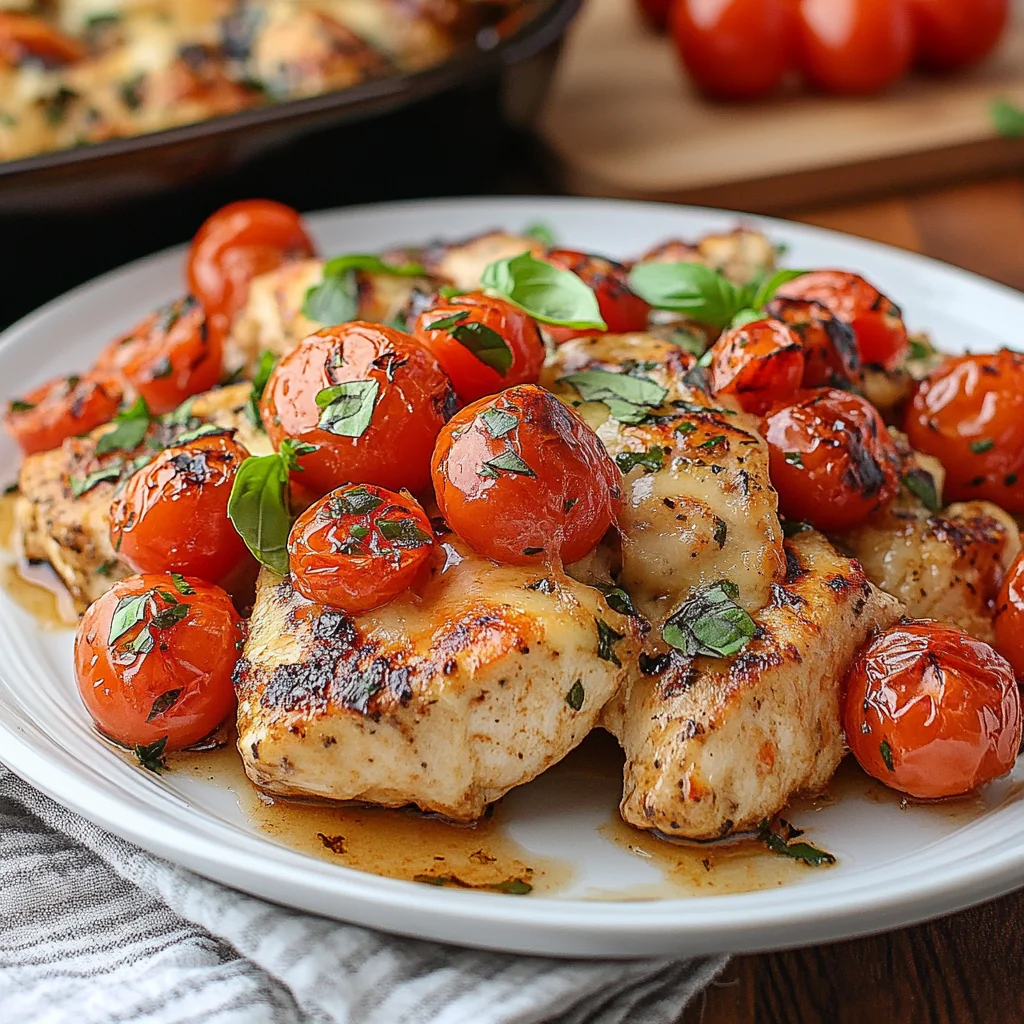 Bruschetta Chicken Bake