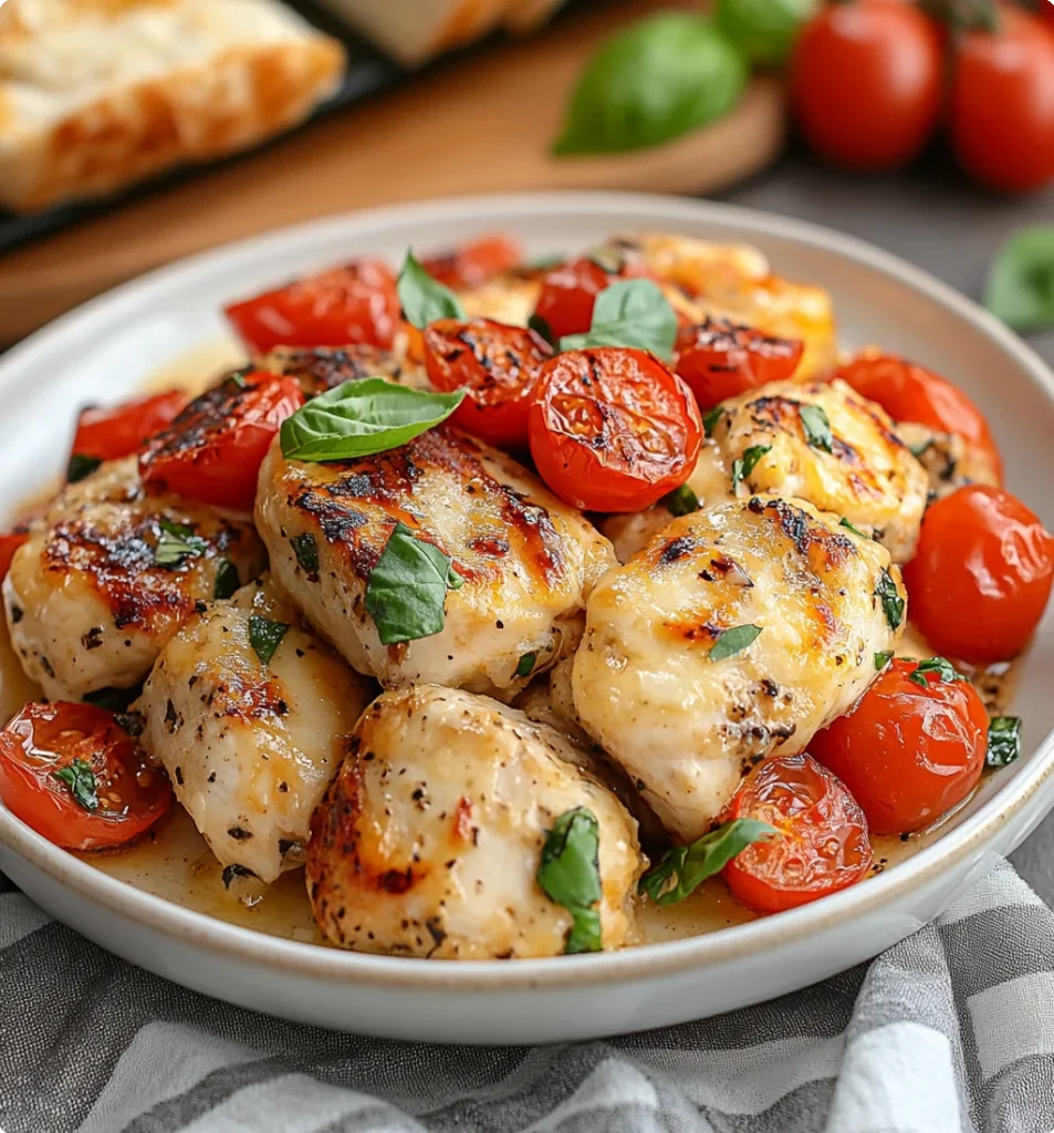 Bruschetta Chicken Bake