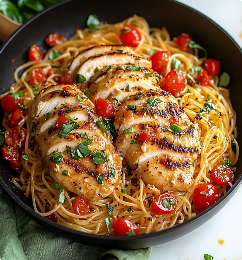 Bruschetta Chicken Pasta