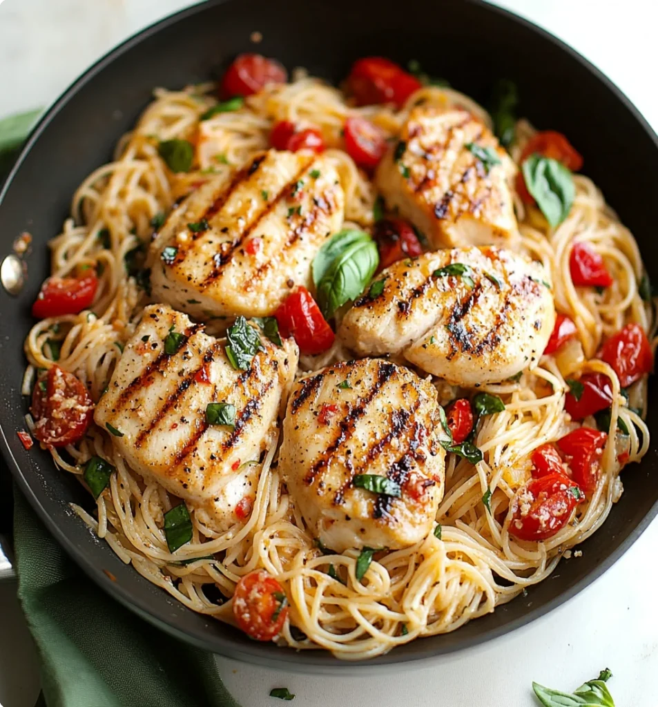 Bruschetta Chicken Pasta