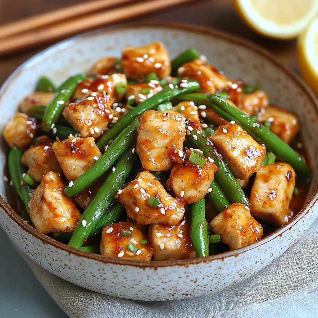 Chicken and Green Bean Stir Fry