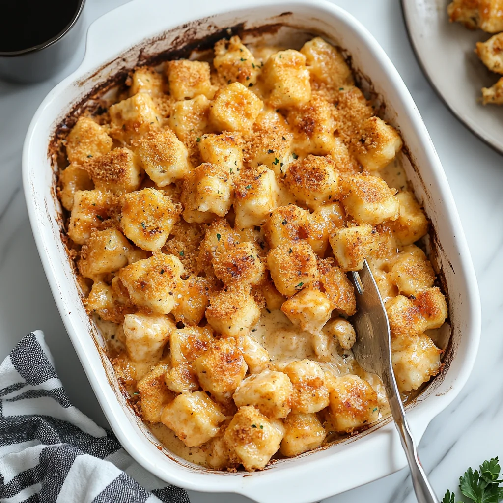Chicken and Waffle Casserole