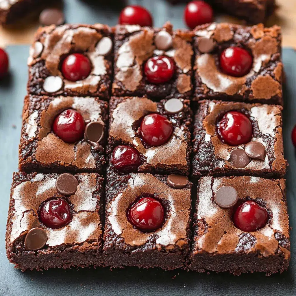 Chocolate Cherry Brownies