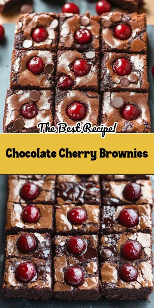 Chocolate Cherry Brownies