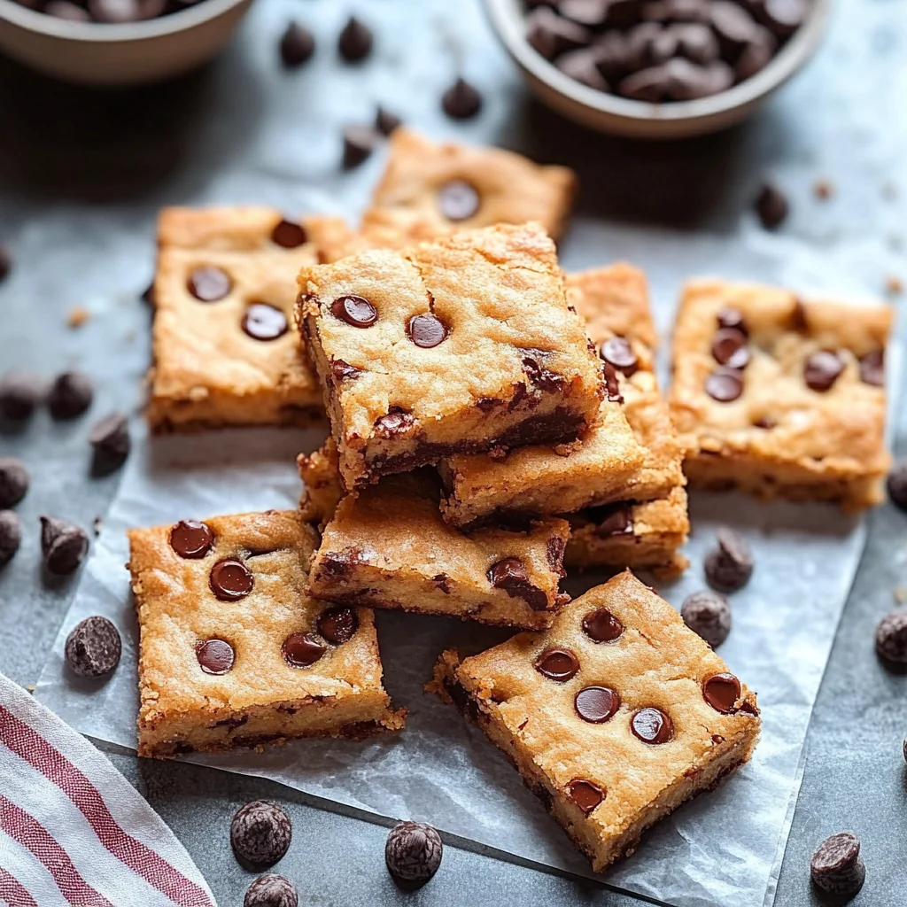 Chocolate Chip Cheesecake Bars