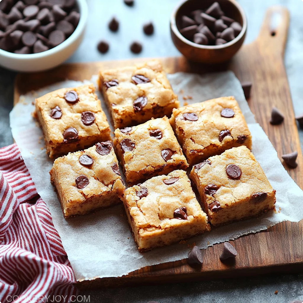 Chocolate Chip Cheesecake Bars