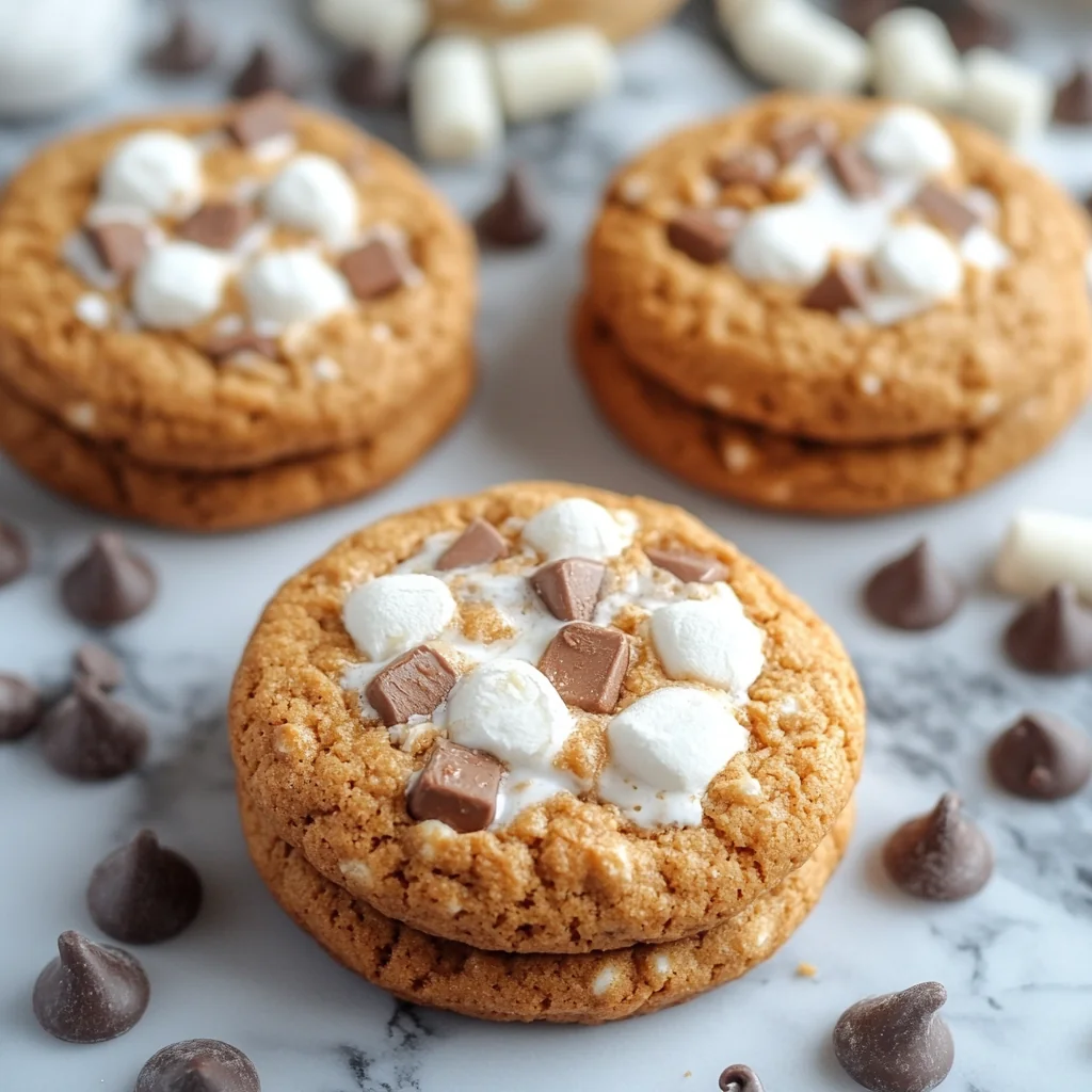 Chocolate Chip Marshmallow Cookies