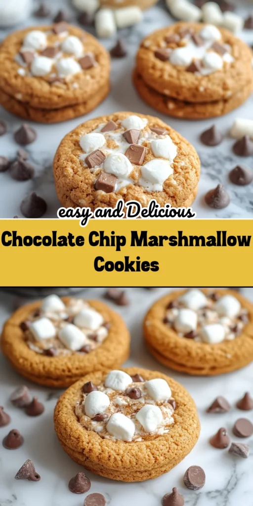 Chocolate Chip Marshmallow Cookies