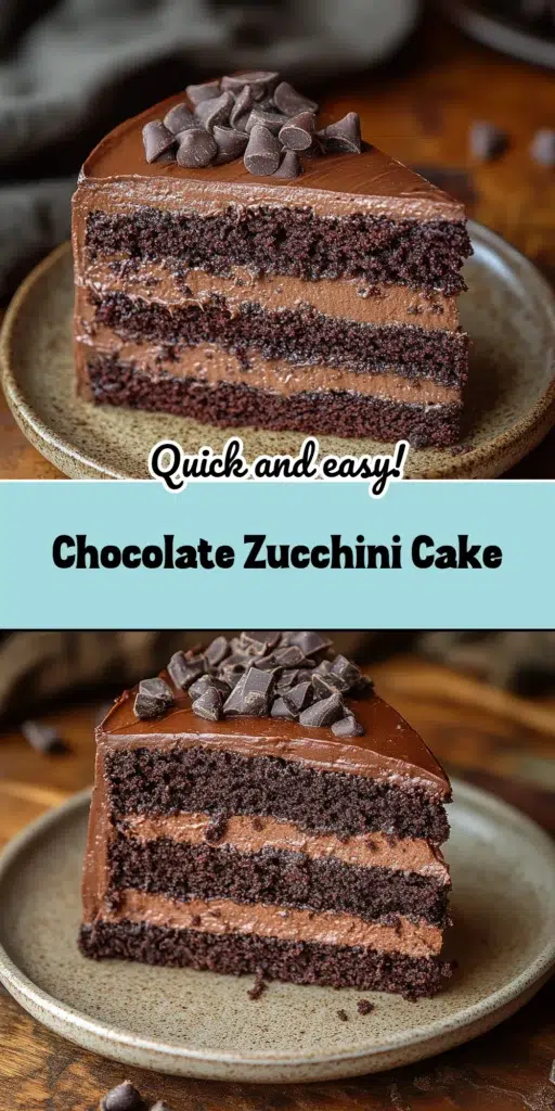 Chocolate Zucchini Cake