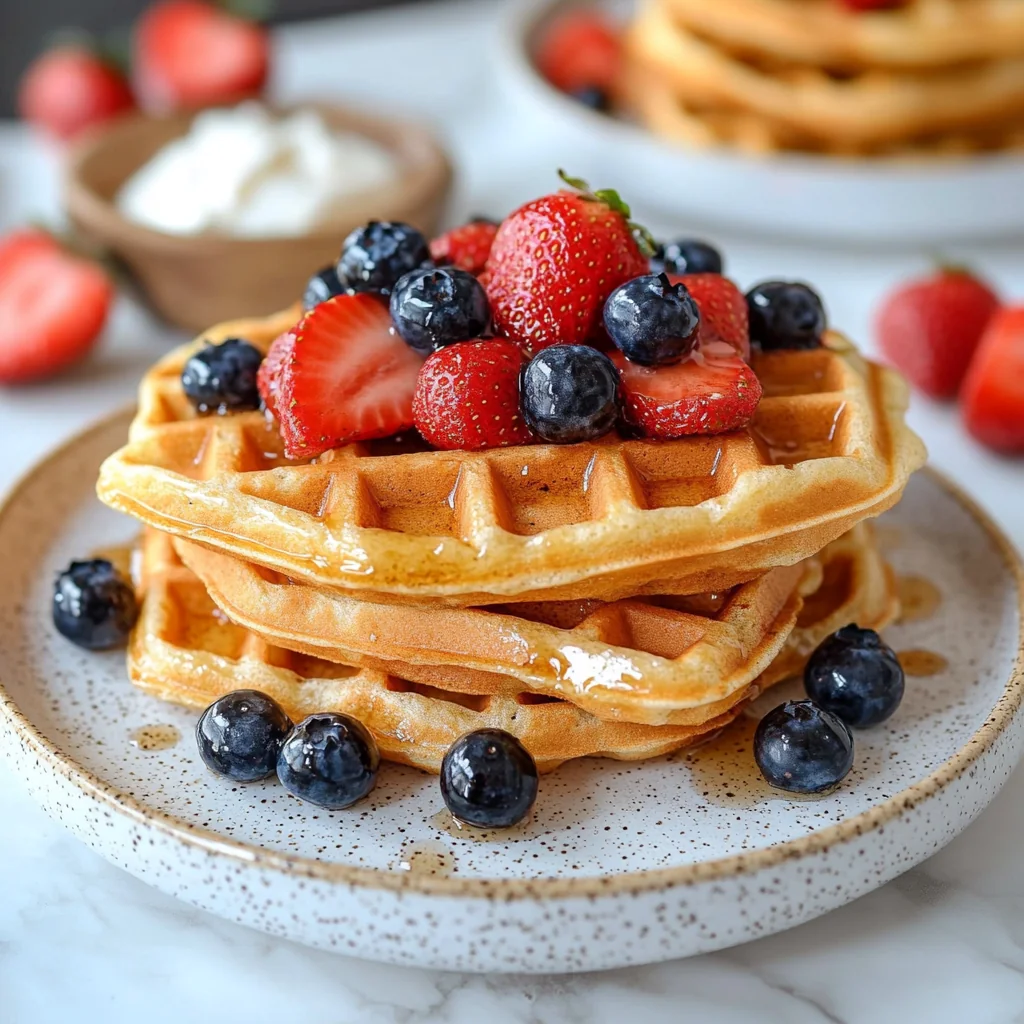 Cottage Cheese Waffles