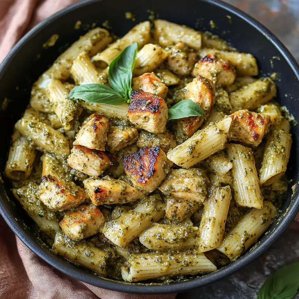 Creamy Chicken Pesto Pasta