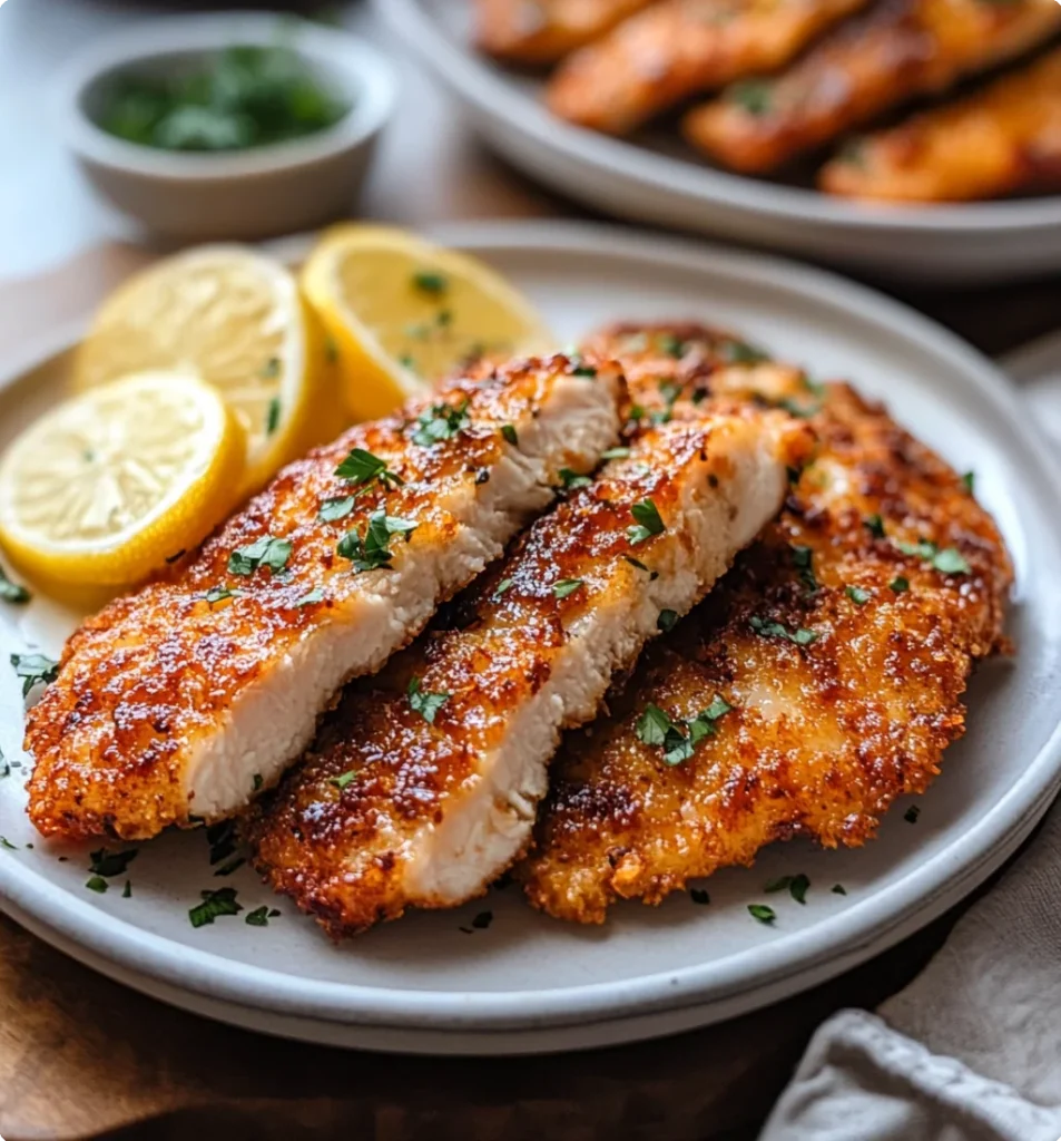 Crispy Chicken Cutlets
