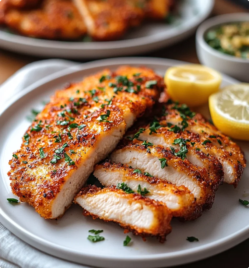 Crispy Chicken Cutlets