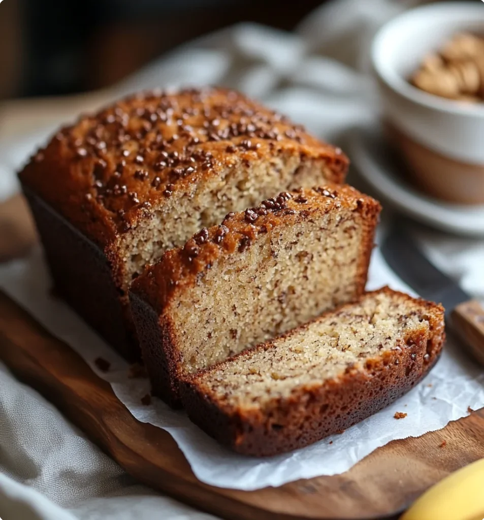 Eggless Banana Bread