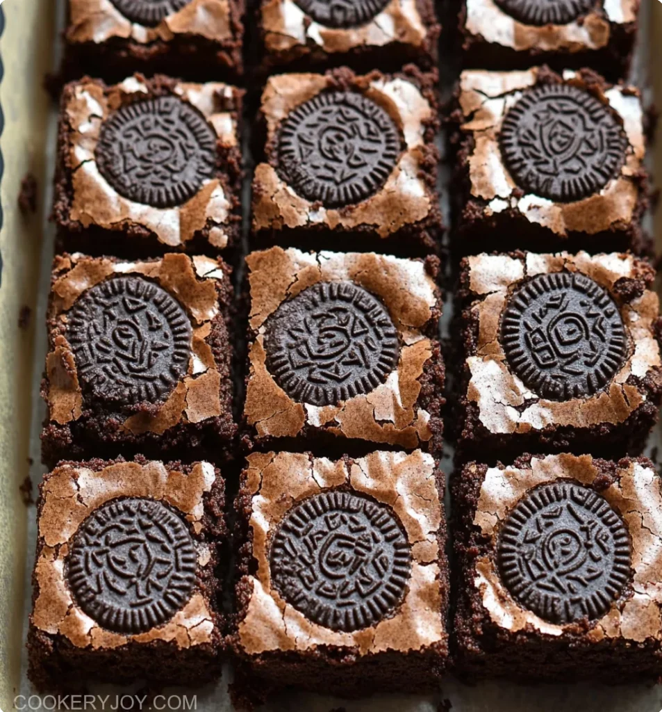 Fudgy Oreo Brownies