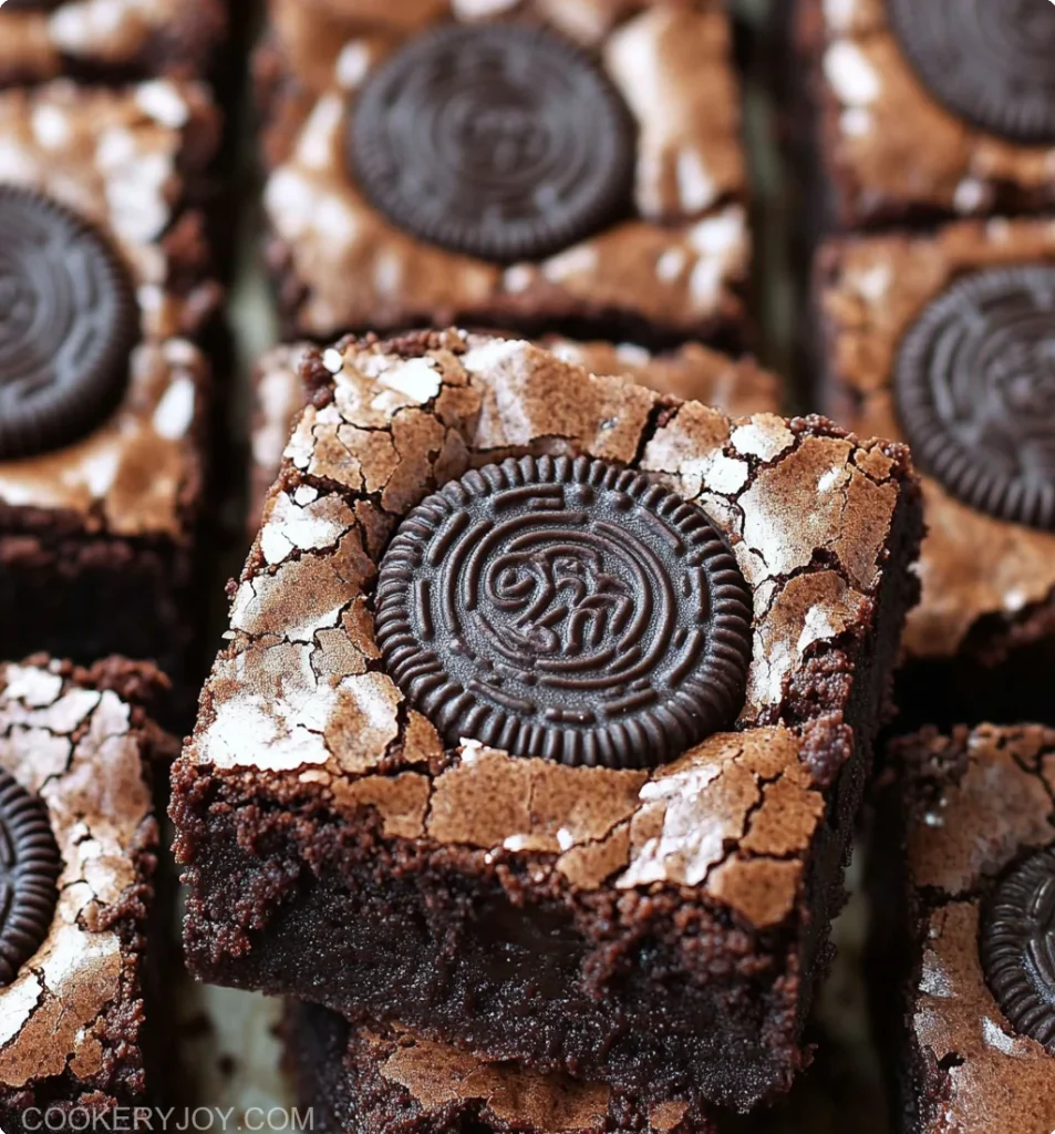 Fudgy Oreo Brownies