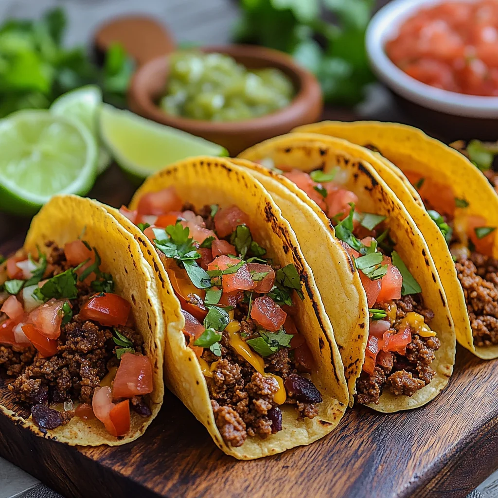 Ground Beef Tacos