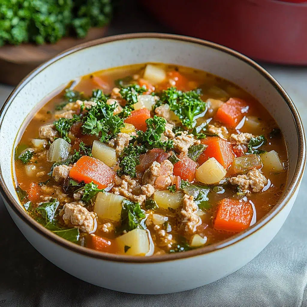 Ground Turkey Soup