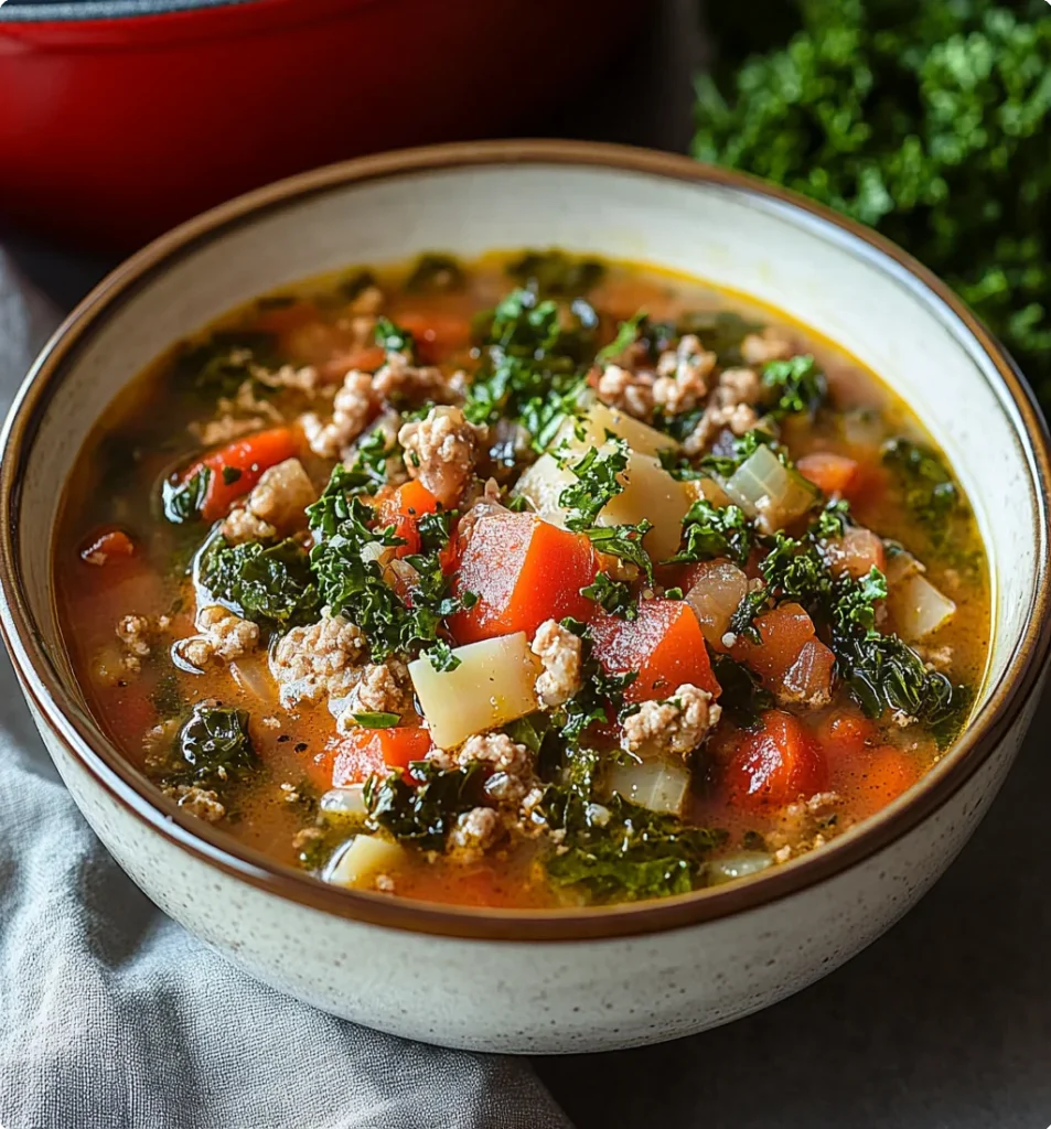 Ground Turkey Soup