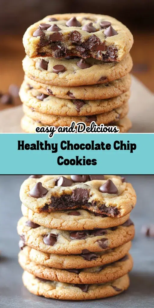 Healthy Chocolate Chip Cookies