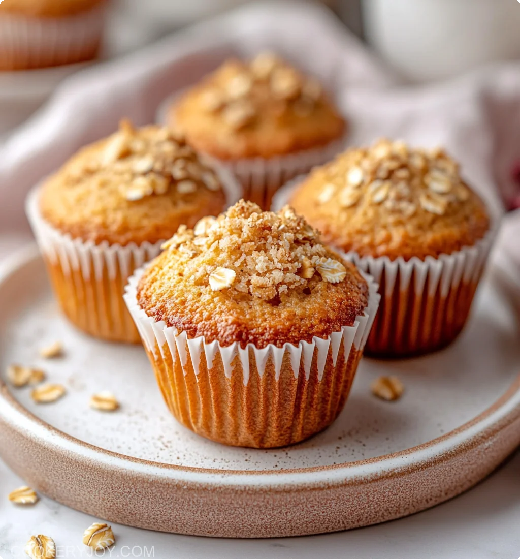 Healthy Oatmeal Muffins