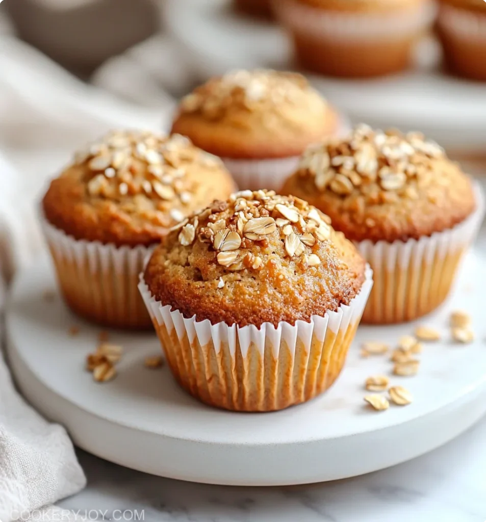 Healthy Oatmeal Muffins