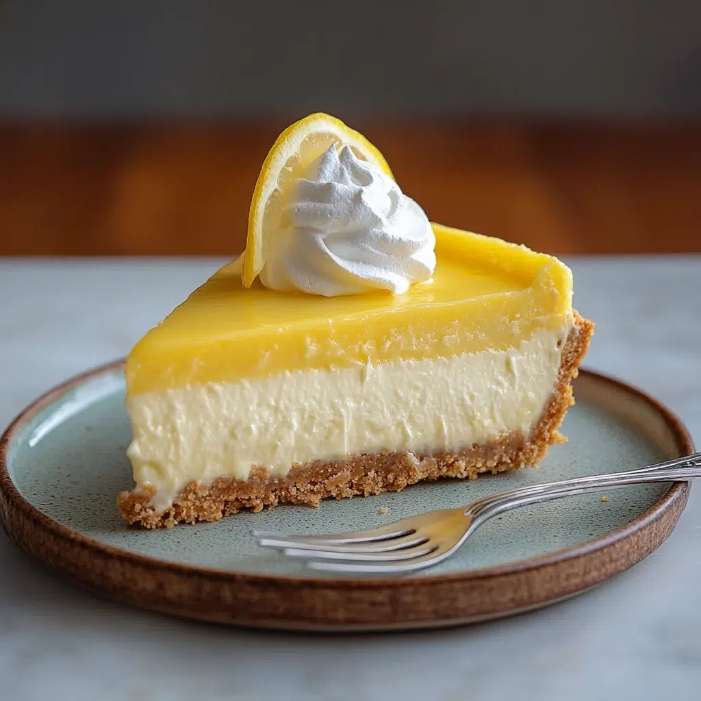 No Bake Lemon Cheesecake