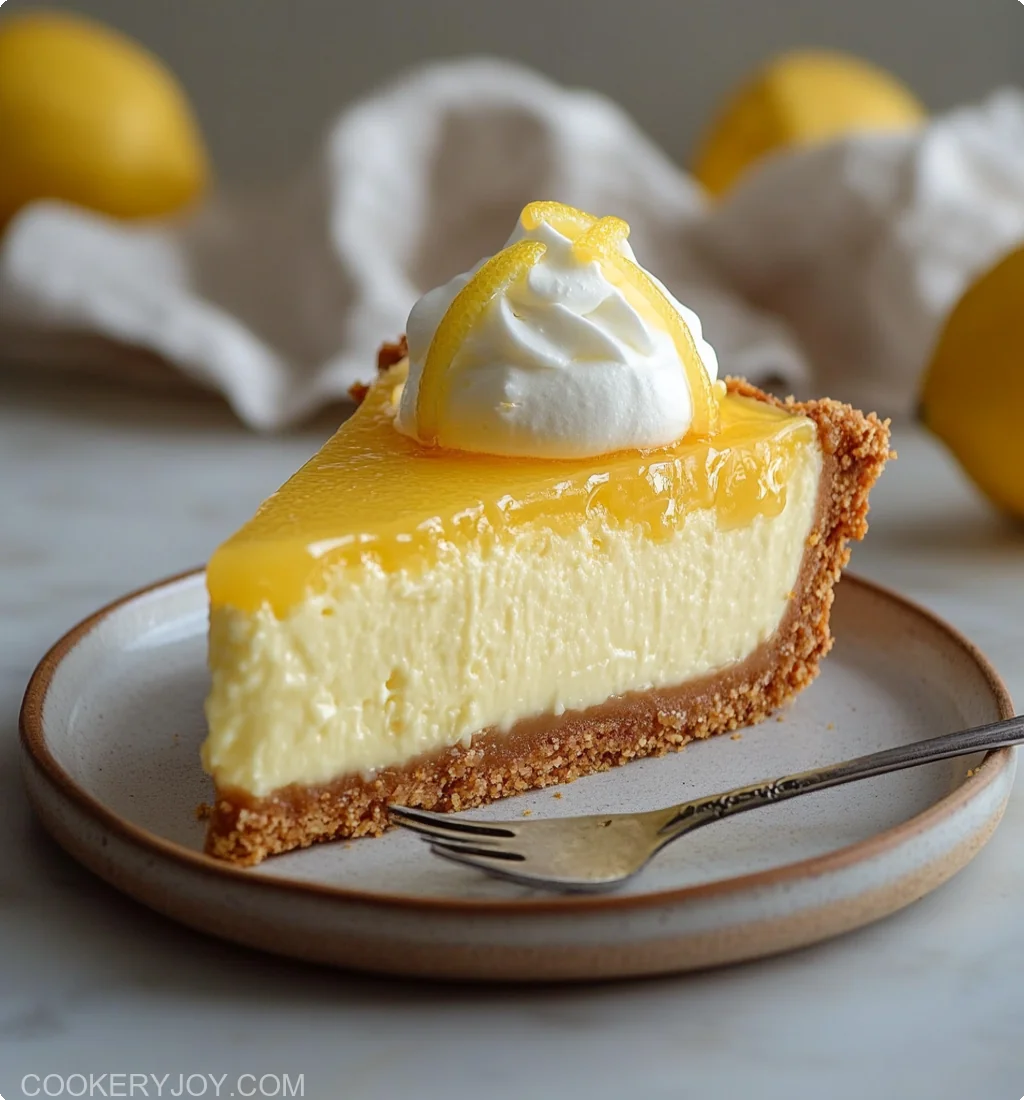 No Bake Lemon Cheesecake